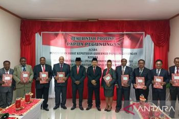 Provinsi Papua Pegunungan resmi miliki 12 organisasi perangkat daerah pertama