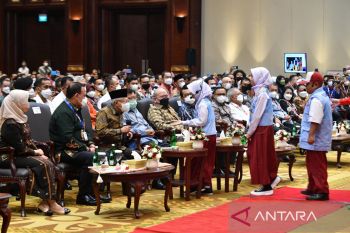 Penyuluh antikorupsi cilik tanya Wapres Ma'ruf, "Nyontek dosa gak?"