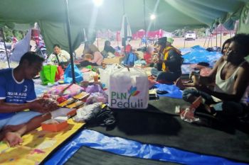 Dapur Bergerak PLN layani 800 porsi makanan untuk pengungsi Semeru