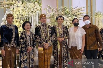 Raffi Ahmad dan Nagita Slavina hadiri ngunduh mantu Kaesang dan Erina
