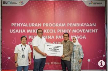 Pertamina salurkan modal usaha Rp6,5 miliar untuk UMKM di tiga provinsi