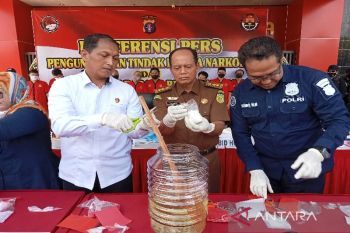 Polisi tangkap 108 tersangka pemilik 3,2 kilogram sabu di Kalteng