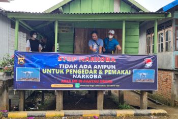 Polda Jambi pantau kampung rawan narkoba dengan drone
