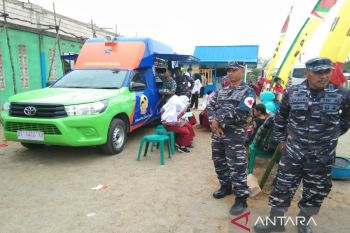 TNI AL bangun rumah pintar pacu warga pesisir Konsel gemar membaca