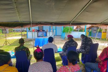 Koramil Biak Kota ikut konferensi video bersama Wakasal