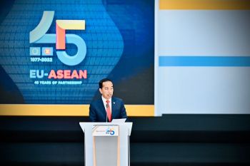 Presiden Jokowi tegaskan ASEAN-EU harus berkontribusi pada pemulihan ekonomi inklusif