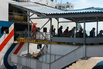 Jumlah penumpang pejalan kaki di Pelabuhan Bakauheni melonjak