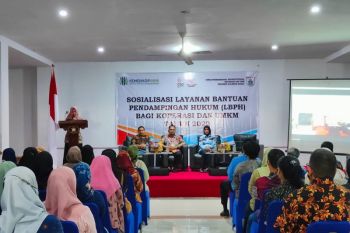 Kemenkumham Sulbar perkenalkan layanan hukum gratis kepada pelaku UMKM