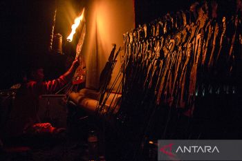 Pergelaran Wayang Sampir di Wisata Alam Manggasang