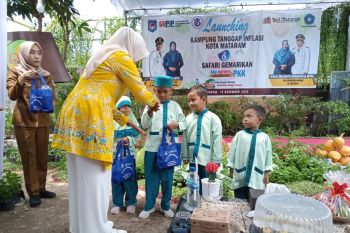 Mataram menyalurkan 600 paket makanan olahan ikan bagi anak