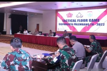 Polda Sumsel simulasi sispamkota persiapan pengamanan Pemilu 2024