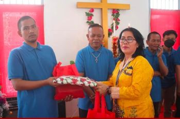 Napi rayakan Natal bersama keluarga di Lapas Rajabasa