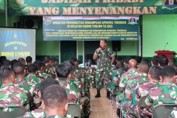 Kodim 1708 Biak gelar peningkatan kemampuan Apkowil