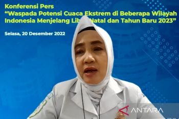 Info BMKG: Sejumlah provinsi diminta siaga cuaca ekstrem pada Natal-Tahun Baru