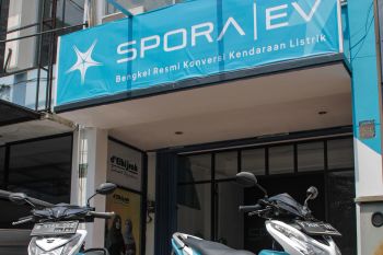 Spora EV ditunjuk sebagai salah satu bengkel konversi motor BBM ke listrik