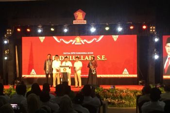 Jabat Ketua DPD Gerindra Aceh, Fadhlullah ajak semua mesin partai Gerindra di Aceh menangkan Prabowo presiden