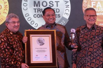 Pusri raih penghargaan Indonesia Most Trusted Company