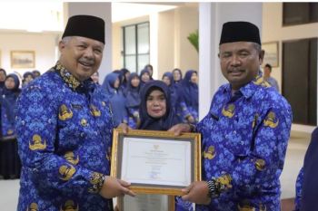 Semangat Pemko Solok Peringati HUT KORPRI ke-51 tahun 2022 kendati diguyur hujan