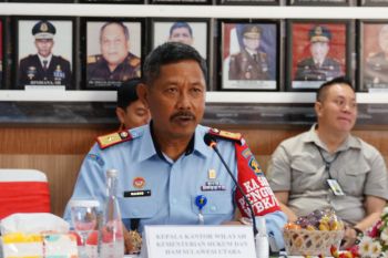 Kakanwil Kemenkumham Sulut paparkan tupoksi kepada Komisi III DPR RI