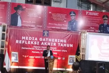 Kemenkumham Sulut gelar  Media Gathering refleksi akhir tahun