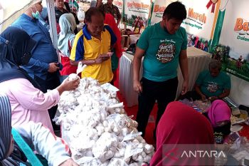 Gerakan Pangan Murah 2022 berakhir, Badan Pangan Nasional gelar bazar di Purbalingga
