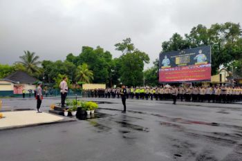 Polres Lombok Tengah menyiapkan lima posko pengamanan Natal