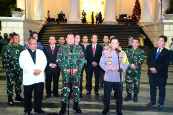 Tinjau gereja, Kapolri pastikan TNI-Polri beri rasa aman pada Natal dan Tahun Baru