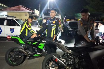 Polresta Padang tindak puluhan pengendara, didominasi knalpot brong