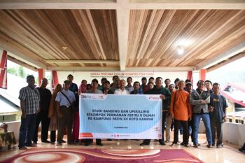 Pertamina Dumai Riau ajak kelompok binaan pelajari budidaya patin