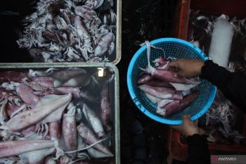 Pasar Ikan Pabean jelang tahun baru