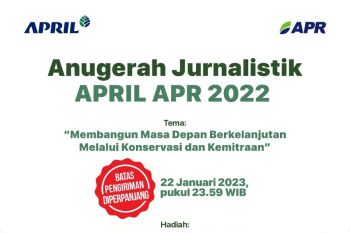 Perpanjangan pendaftaran Anugerah Jurnalistik APRIL-APR 2023