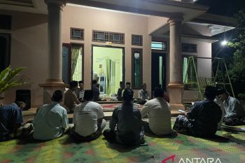 Jelang pergantian tahun, warga Simbaringin gelar pengajian dan doa bersama