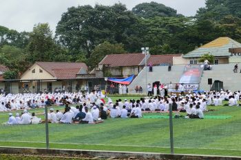 1.000 warga Menteng khatamkan Al-Quran jelang akhir tahun 2022 di Lapangan Manunggal