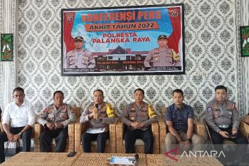 Kasus tindak kriminal di Palangka Raya selama 2022 alami penurunan