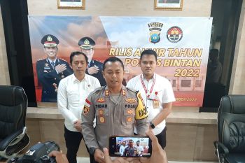 Jumlah kasus kecelakaan lalu lintas di Bintan tahun 2022 turun