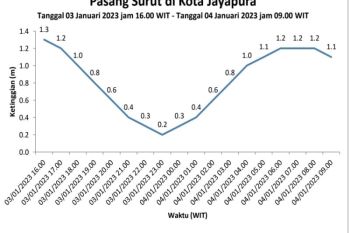 BBMKG V Jayapura imbau warga tak terprovokasi isu pasang surut laut