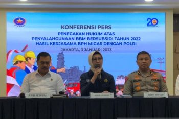 BPH Migas berhasil ungkap penyalahgunaan BBM bersubsidi sebanyak 1,42 juta liter