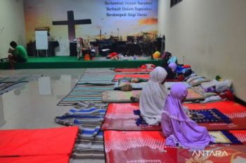 Gereja tampung pengungsi banjir di Kudus