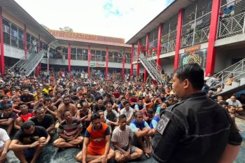 Kepala Pengamanan Lapas Tarakan ajak napi menjaga situasi keamanan