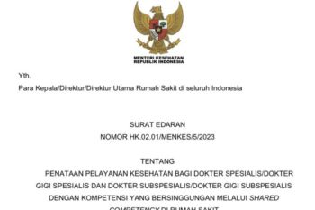 Kemenkes terbitkan edaran "shared competency" dokter spesialis