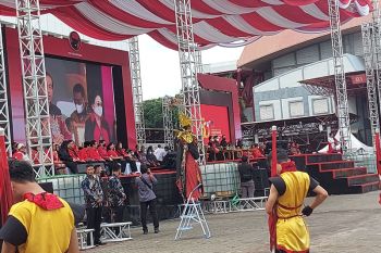 Presiden dan Wapres hadiri pembukaan HUT ke-50 PDI Perjuangan