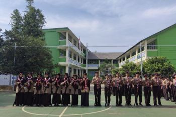 15 siswa SMPIT Daarul 'Ilmi jadi Pramuka Penggalang Ramu dan Rakit