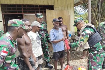 Kodim 1715/Yahukimo gelar baksos ke Kampung Samboga