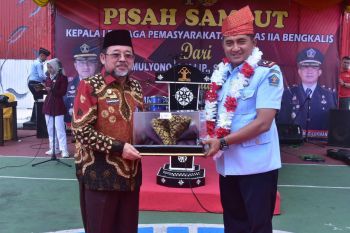 Hadir di pisah sambut Kalapas, ini harapan Sekda Bengkalis