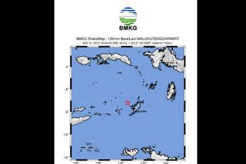 Gempa M5,1 guncang wilayah Laut Banda Maluku