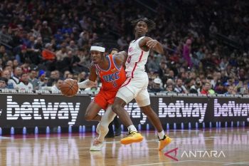 Oklahoma City Thunder akhiri paceklik kemenangan laga tandang di markas Sixers