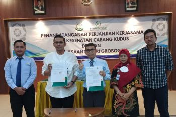 BPJS Kesehatan Kudus  perpanjang kerja sama dengan Kejaksaan Grobogan