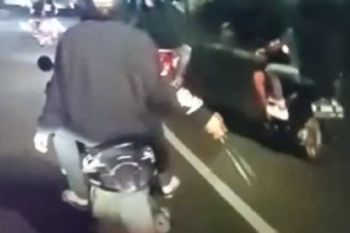 Polisi selidiki video aksi geng motor bersenjata tajam
