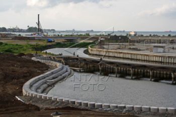 Penambahan lahan reklamasi di Makassar