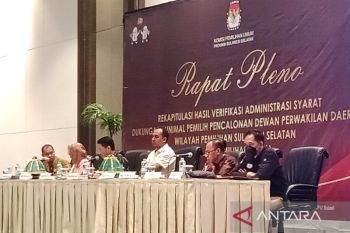KPU Sulsel melansir 29 bakal calon DPD Sulsel belum penuhi syarat